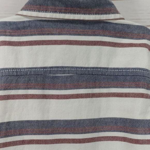 Crazy 8 striped long sleeve button down shirt - Picture 6 of 6